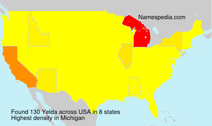 Surname Yelda in USA Surname Yelda in USA