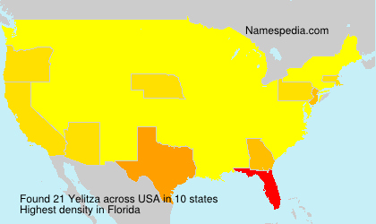 Surname Yelitza in USA Surname Yelitza in USA