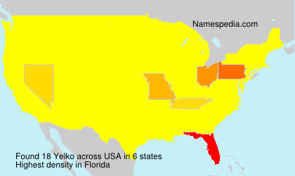 Surname Yelko in USA Surname Yelko in USA