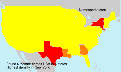 Surname Yembe in USA Surname Yembe in USA