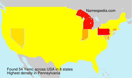Surname Yemc in USA Surname Yemc in USA