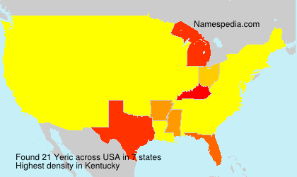 Surname Yeric in USA Surname Yeric in USA