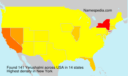 Surname Yerushalmi in USA Surname Yerushalmi in USA