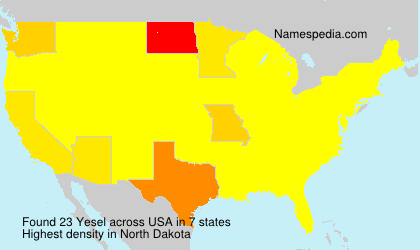 Surname Yesel in USA Surname Yesel in USA