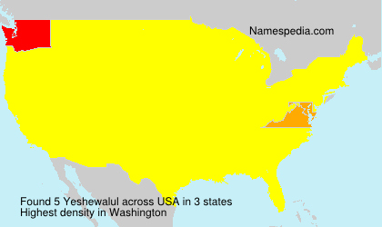 Surname Yeshewalul in USA Surname Yeshewalul in USA