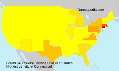Surname Yezierski in USA Surname Yezierski in USA