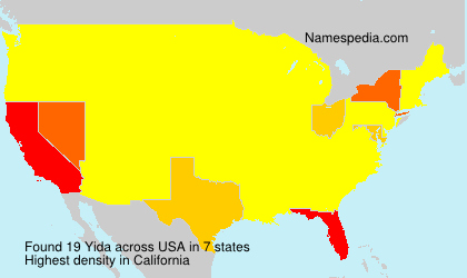 Surname Yida in USA