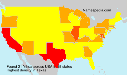 Surname Yihua in USA Surname Yihua in USA