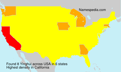 Surname Yinghui in USA Surname Yinghui in USA
