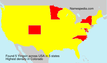 Surname Yingxin in USA Surname Yingxin in USA