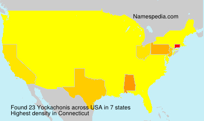 Surname Yockachonis in USA Surname Yockachonis in USA