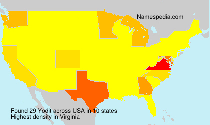 Surname Yodit in USA Surname Yodit in USA