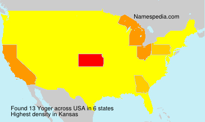 Surname Yoger in USA Surname Yoger in USA