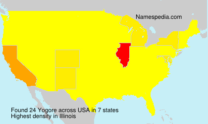 Surname Yogore in USA Surname Yogore in USA