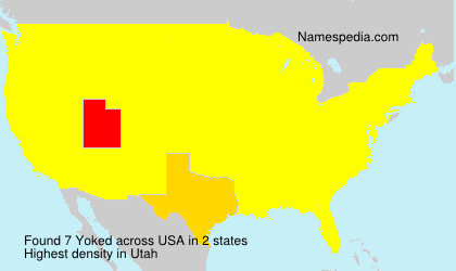Surname Yoked in USA Surname Yoked in USA