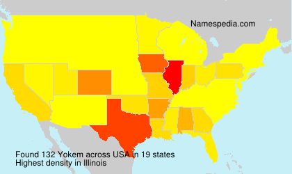 Surname Yokem in USA Surname Yokem in USA