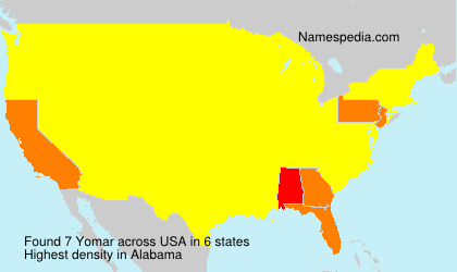 Surname Yomar in USA Surname Yomar in USA