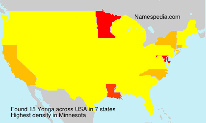 Surname Yonga in USA Surname Yonga in USA
