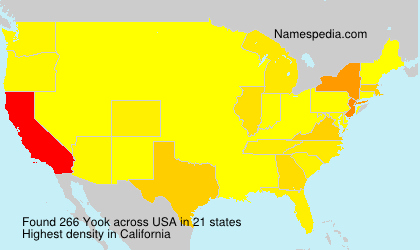 Surname Yook in USA Surname Yook in USA