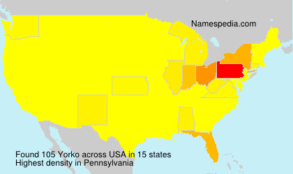 Surname Yorko in USA Surname Yorko in USA