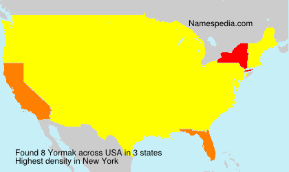 Surname Yormak in USA Surname Yormak in USA