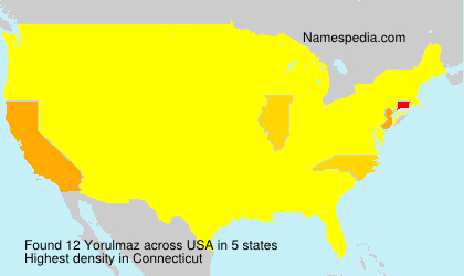 Surname Yorulmaz in USA Surname Yorulmaz in USA