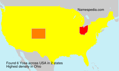 Surname Yosa in USA Surname Yosa in USA