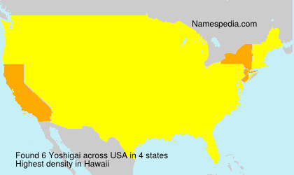 Surname Yoshigai in USA Surname Yoshigai in USA