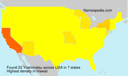 Surname Yoshimatsu in USA Surname Yoshimatsu in USA
