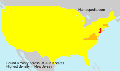 Surname Yosry in USA Surname Yosry in USA
