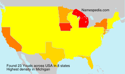 Surname Youds in USA Surname Youds in USA