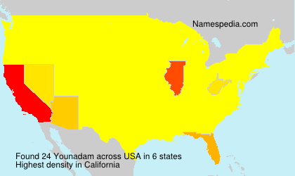 Surname Younadam in USA Surname Younadam in USA