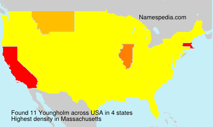 Surname Youngholm in USA Surname Youngholm in USA