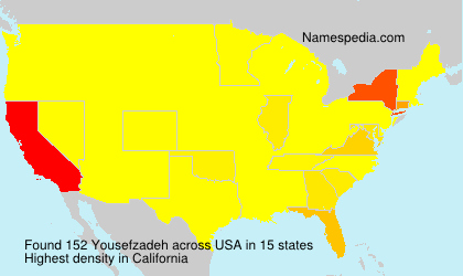 Surname Yousefzadeh in USA Surname Yousefzadeh in USA