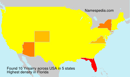 Surname Yrisarry in USA Surname Yrisarry in USA