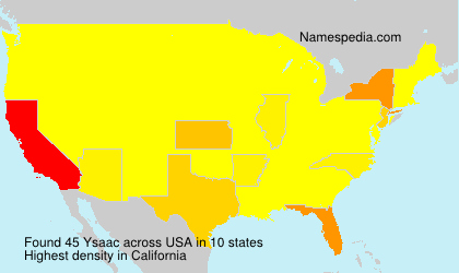 Surname Ysaac in USA Surname Ysaac in USA