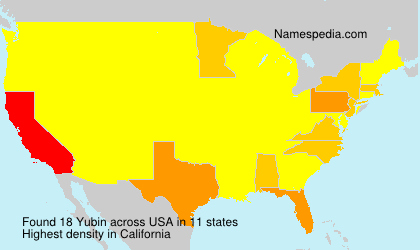 Surname Yubin in USA Surname Yubin in USA