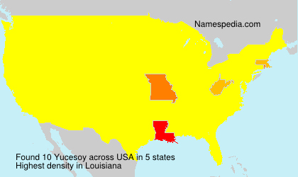 Surname Yucesoy in USA