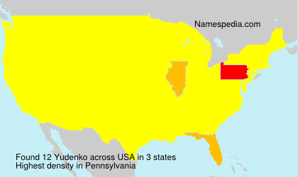 Surname Yudenko in USA
