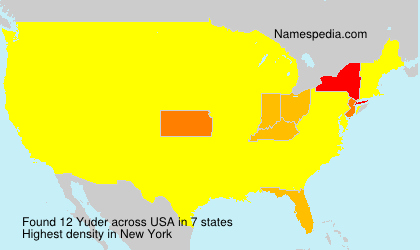 Surname Yuder in USA Surname Yuder in USA