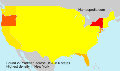 Surname Yudman in USA Surname Yudman in USA