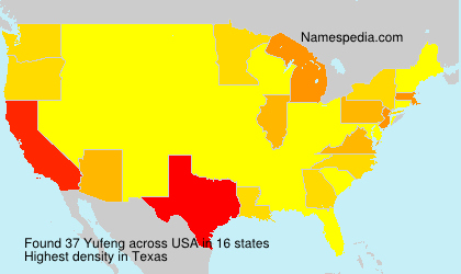 Surname Yufeng in USA Surname Yufeng in USA