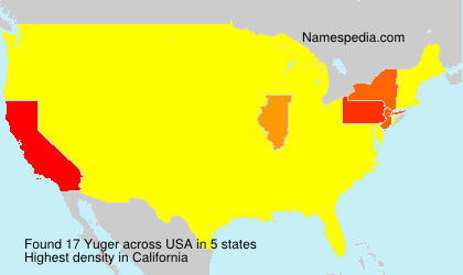 Surname Yuger in USA Surname Yuger in USA