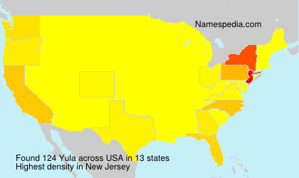 Surname Yula in USA Surname Yula in USA