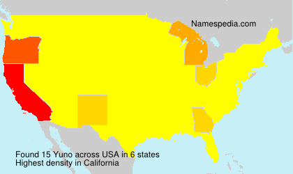 Surname Yuno in USA Surname Yuno in USA