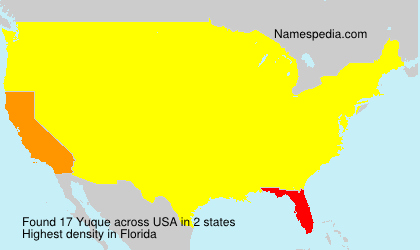 Surname Yuque in USA Surname Yuque in USA