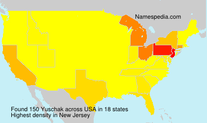 Surname Yuschak in USA Surname Yuschak in USA