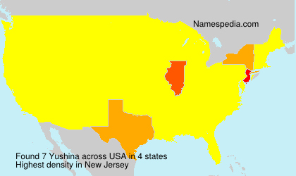 Surname Yushina in USA Surname Yushina in USA