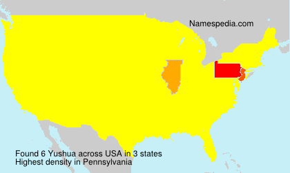 Surname Yushua in USA Surname Yushua in USA