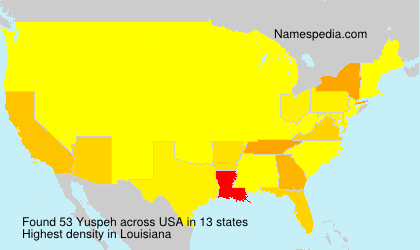 Surname Yuspeh in USA Surname Yuspeh in USA